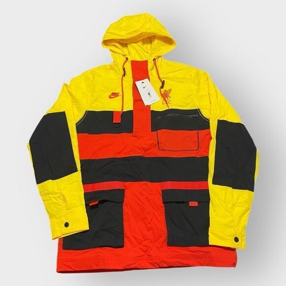 Nike Liverpool FC Hype Woven Winter Soccer Jacket DD9714-703 Mens size Small New - Picture 1 of 12